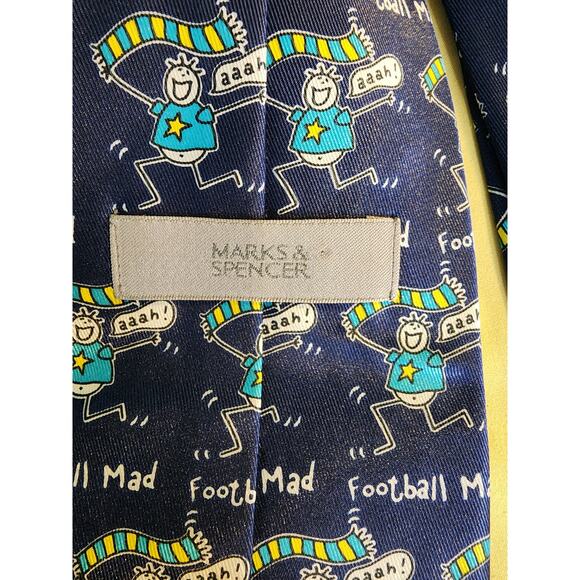 Marks & Spencer Tie Football Novelty Polyester - Picture 4 of 5
